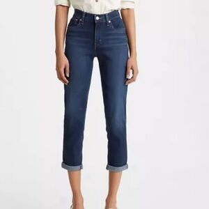 Levi’s Straight Leg Cropped Cuffed Jeans 8